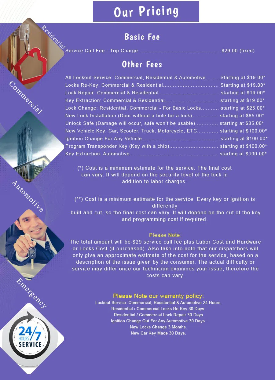 Cedar Grove Locksmith Store, Cedar Grove, NJ 973-310-9092 - price-list-n-19